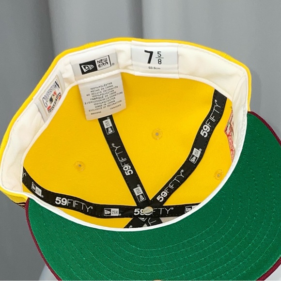 New 7 5/8 Houston Astros New Era 5950 Cooperstown Fitted Baseball Hat Cap - Picture 3 of 3